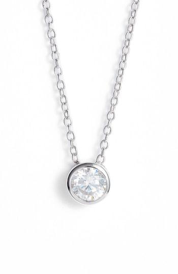 Women's Nordstrom 0.5 Ct Tw Cubic Zirconia Pendant Necklace