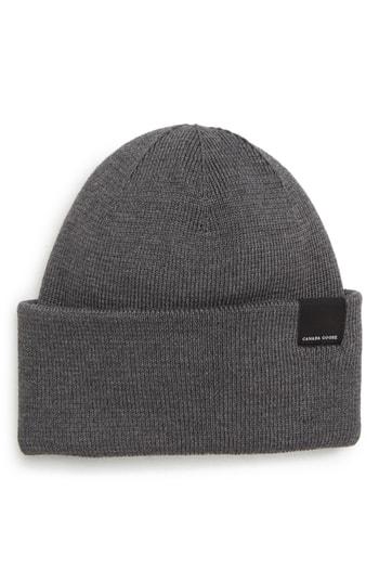 Women's Canada Goose Classic Merino Wool Beanie - Grey