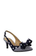Women's J. Renee Gabino Slingback Pump M - Blue