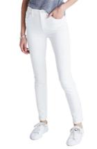 Women's Madewell High Waist Skinny Jeans - White