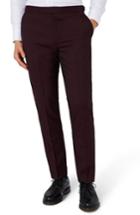 Men's Charlie Casely-hayford X Topman Skinny Fit Suit Trousers X 34 - Burgundy