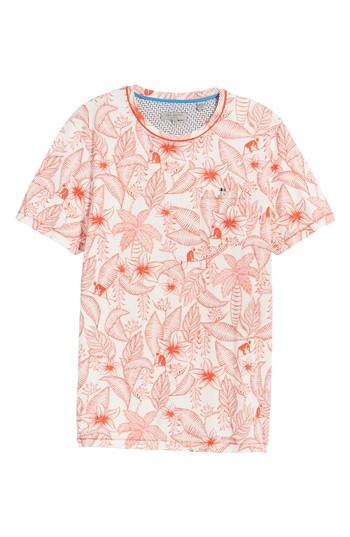 Men's Ted Baker London Bengel Crewneck T-shirt (s) - Red