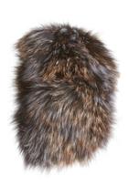 Women's Dena Genuine Fox Fur Cowl Collar, Size - Black