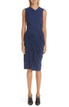Women's Jason Wu Ruched Jersey Sheath Dress - Blue