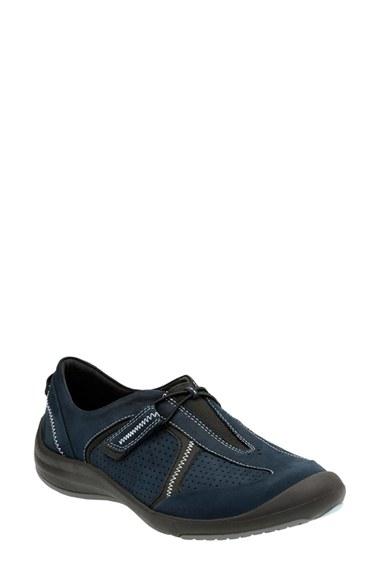 Women's Clarks 'asney' Slip-on Sneaker .5 M - Blue