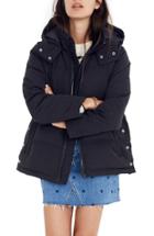 Women's Madewell Quilted Puffer Parka, Size - Black