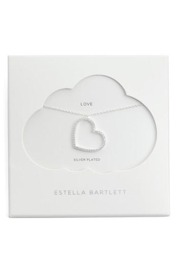 Women's Estella Bartlett Cubic Zirconia Heart Necklace