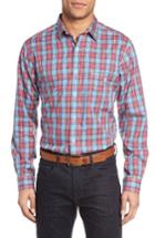 Men's Maker & Company Grid Check Sport Shirt - Red