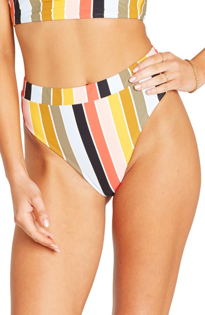 Women's Billabong High On Sunrise Bikini Bottoms - Black