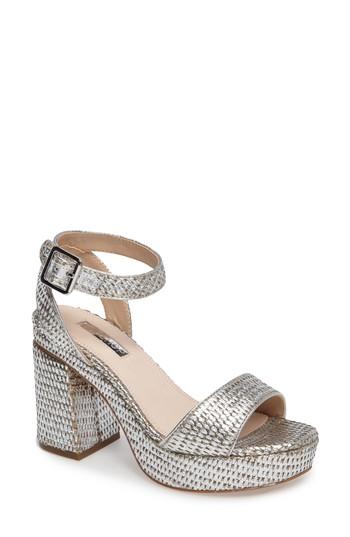 Women's Topshop Love Woven Platform Sandal