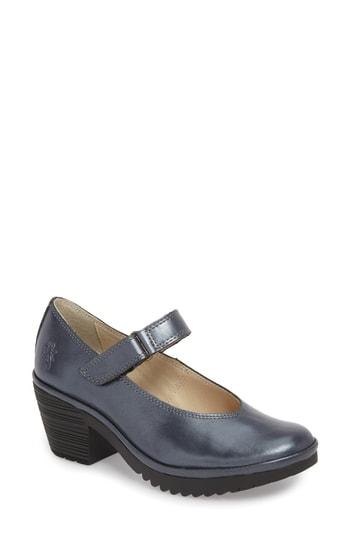 Women's Fly London Wiss Mary Jane Pump .5-6us / 36eu - Grey