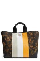 Ghurka Agra Stripe Camo Tote - Yellow