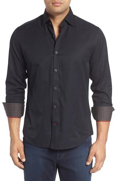 Men's Stone Rose Textured Sport Shirt