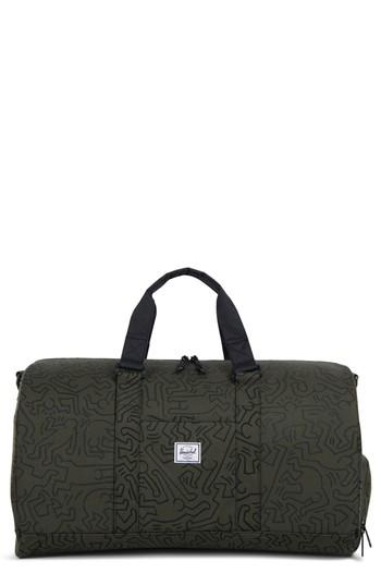 Men's Herschel Supply Co. Novel X Keith Haring Duffel Bag - Green