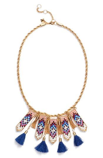 Women's Rebecca Minkoff Catalina Seed Bead Statement Necklace