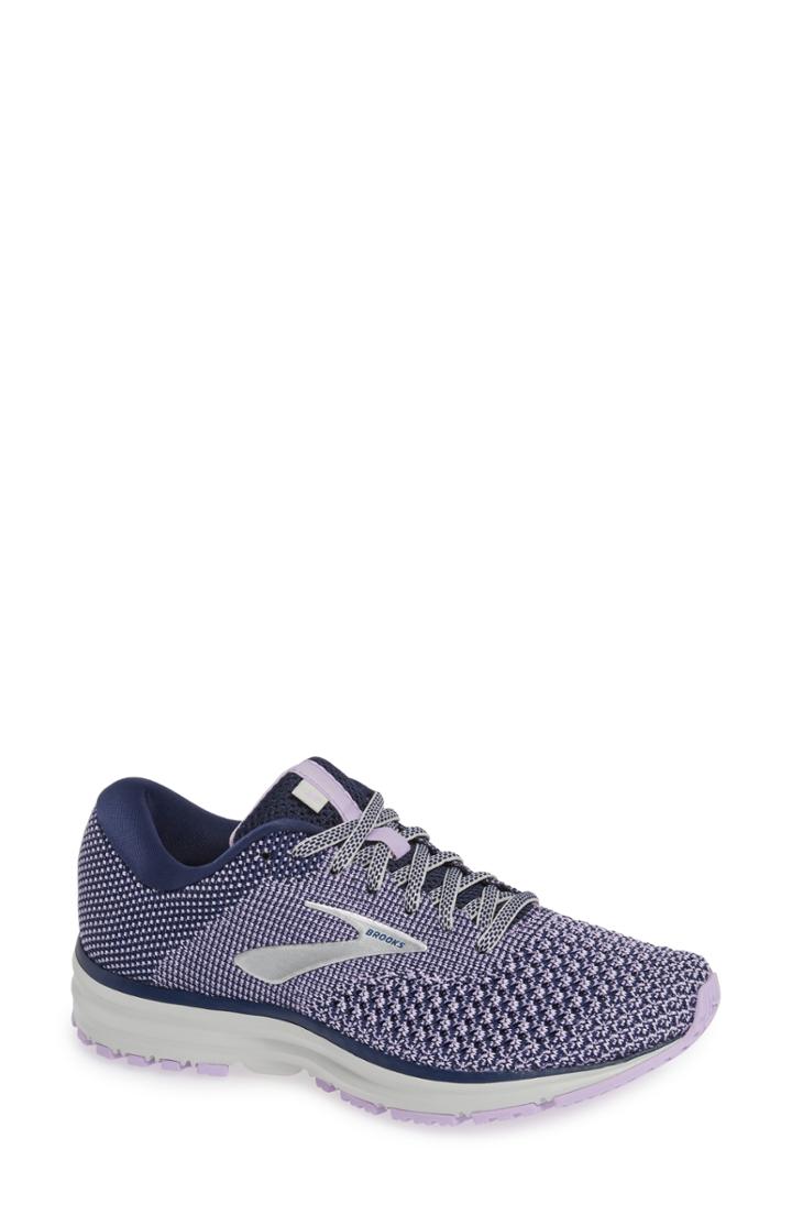 Women's Brooks Revel 2 Running Shoe .5 B - Purple