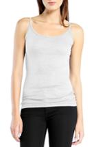 Women's Michael Stars Shine Long Camisole, Size - White