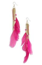 Women's Area Stars Chloe Feather Earrings