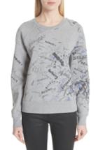 Women's Burberry Doodle Print Sweatshirt - Grey