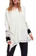Women's Free People Lovin' Leopard Thermal Shirt - Ivory