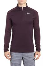 Men's Nike Thermasphere Quarter-zip Running Pullover, Size - Burgundy