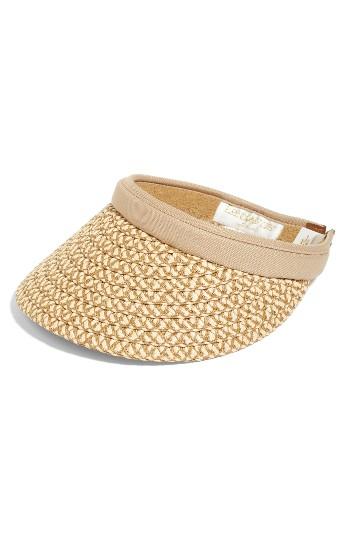 Women's Eric Javits Bradfield Packable Visor - Beige