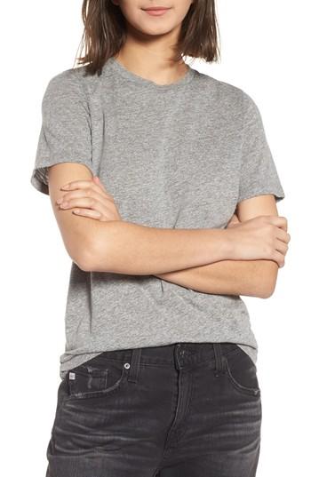 Women's Ag Gray Boyfriend Tee - Grey