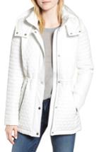 Women's Andrew Marc Honeycomb Quilted Jacket - White