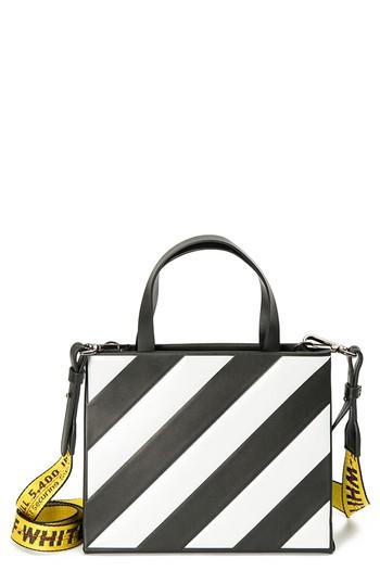 Off-white Small Diagonal Box Bag - Black