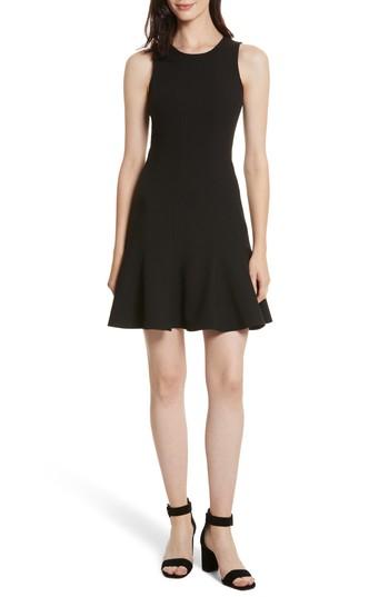 Women's Elizabeth And James Rooney Flare Hem Dress - Black