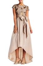 Women's Adrianna Papell Taffeta High/low Gown - None