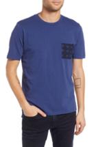 Men's Goodlife X 3x1 Split Hem Crewneck T-shirt, Size - Blue
