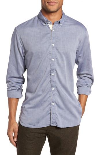Men's Billy Reid Irvine Sport Shirt - Blue