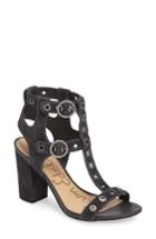 Women's Sam Edelman Eyda Studded Cage Sandal M - Grey
