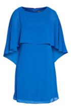 Women's Vince Camuto Cape Overlay Dress - Blue