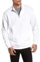 Men's Obey Atomatic Quarter-zip Fleece Pullover - White