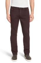 Men's Paige Transcend - Federal Silm Straight Fit Jeans - Burgundy