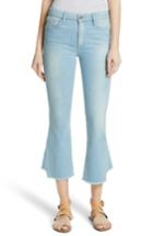 Women's Frame Le Crop Gusset Step Hem Mini Boot Jeans - Blue