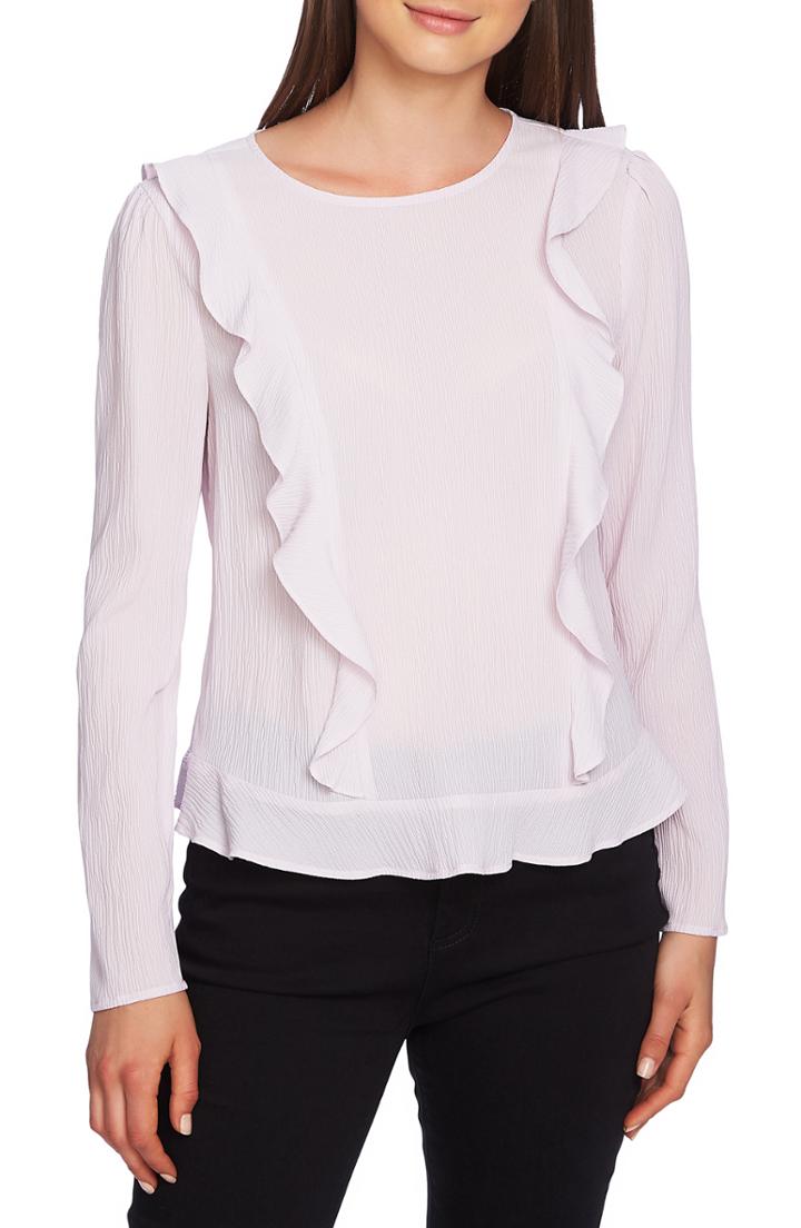 Women's 1.state Ruffle Inset Blouse - Pink