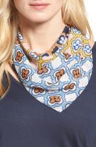 Women's Halogen Summer Medallion Square Scarf