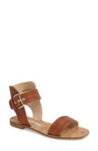 Women's Kristin Cavallari Tasteful Flat Sandal .5 M - Brown