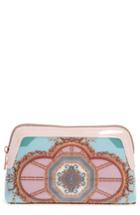 Ted Baker London Dona Versailles Print Cosmetics Case, Size - Teal