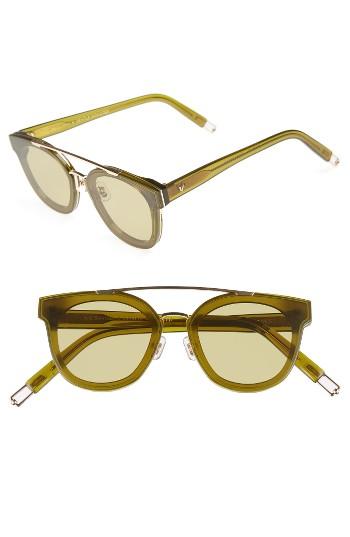 Women's Tilda Swinton X Gentle Monster Newtonic 60mm Rounded Sunglasses - Khaki