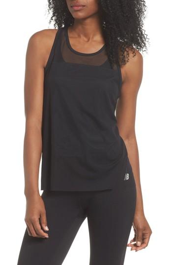 Women's New Balance Ice 2.0 Mesh Tank - Black