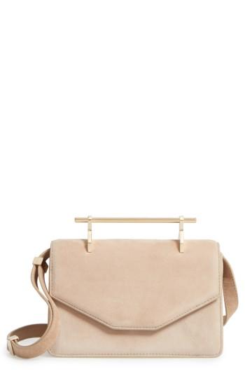 M2malletier Indre Suede Shoulder Bag - Brown
