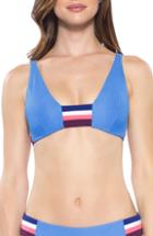 Women's Becca Refine Bikini Top - Blue