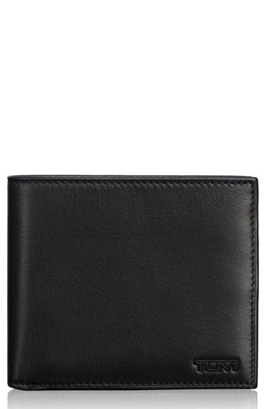 Men's Tumi 'delta Global - Id Lock(tm)' Shielded Center Flip Id Passcase - Black