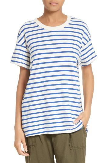 Women's The Great. The Boxy Crew Tee - Blue
