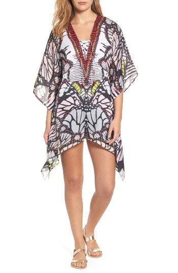 Women's Asa Kaftans 'waikiki' Short Kaftan - White