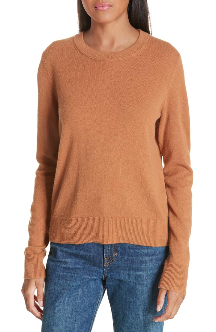 Women's Vince Cashmere Sweater - Orange